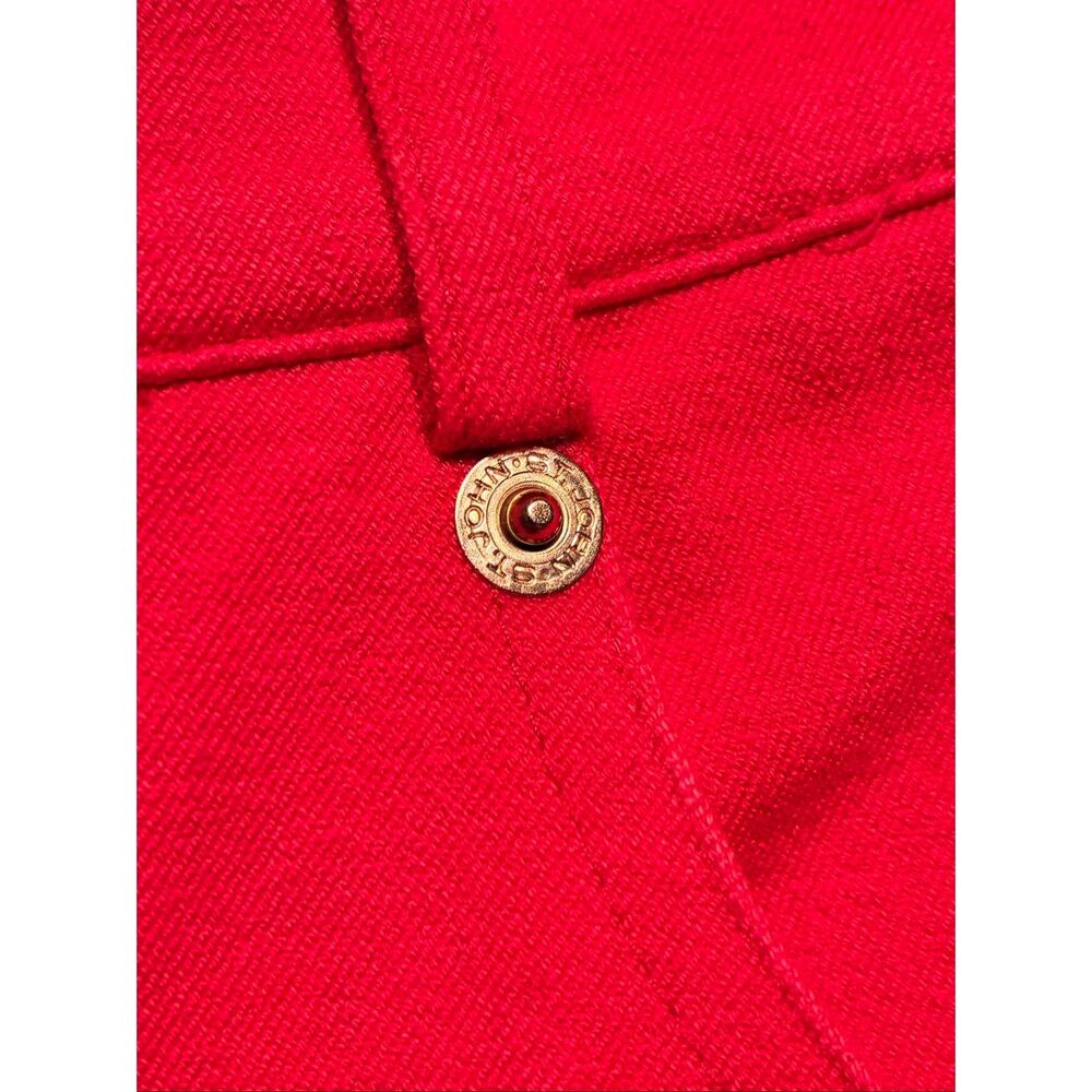 St. John St.John Bright Red Pants Premium Luxury Collection Size 10 - Picture 7 of 10